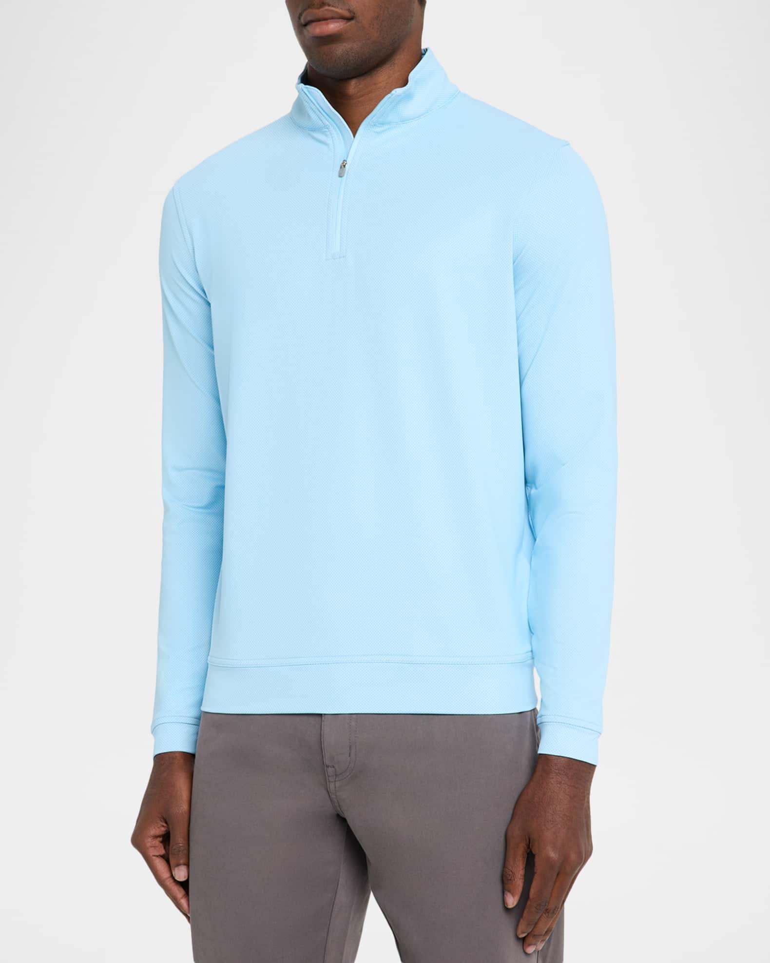 Men's Perth Birdseye Performance Quarter-Zip Pullover Product Image