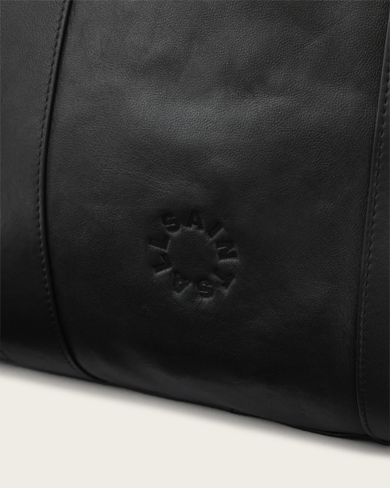 Kei Leather Weekender Bag Black | ALLSAINTS US Product Image
