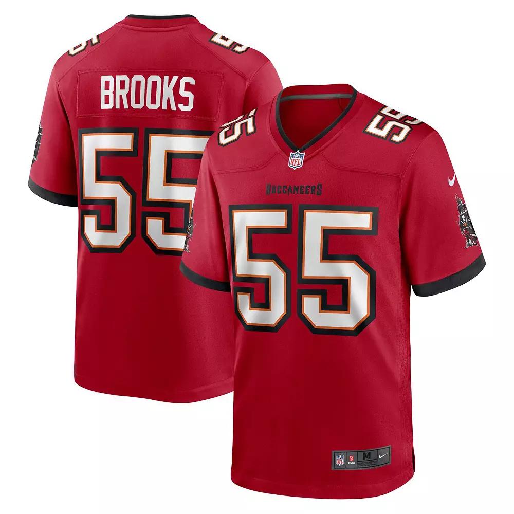 Men's Nike Derrick Brooks Red Tampa Bay Buccaneers Retired Player Game Jersey,  Product Image