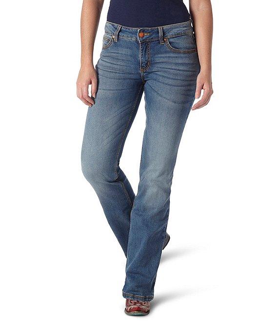 Wrangler® Mid Rise Bootcut Jeans Product Image