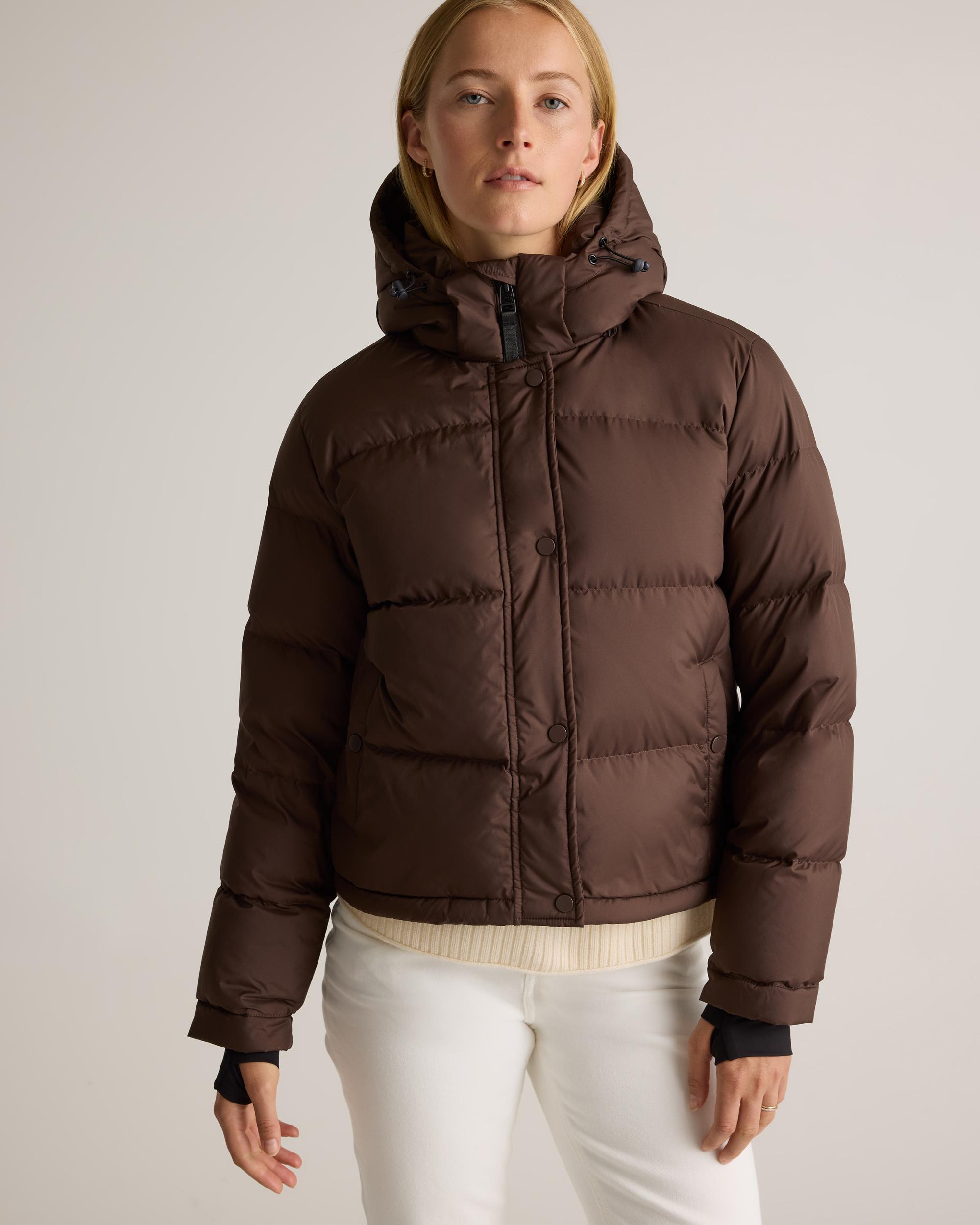 Quince | Women's Responsible Down Cropped Puffer Jacket Size XS, Recycled Polyester Product Image
