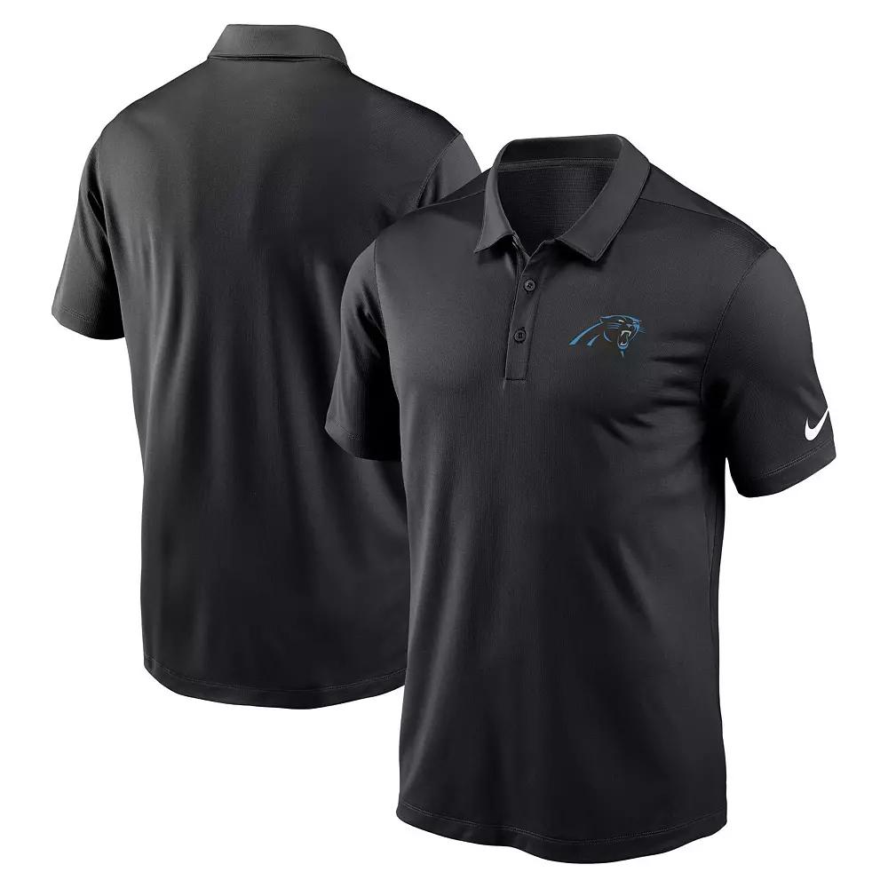 Men's Nike Black Carolina Panthers Franchise Team Logo Performance Polo, Size: Large Product Image