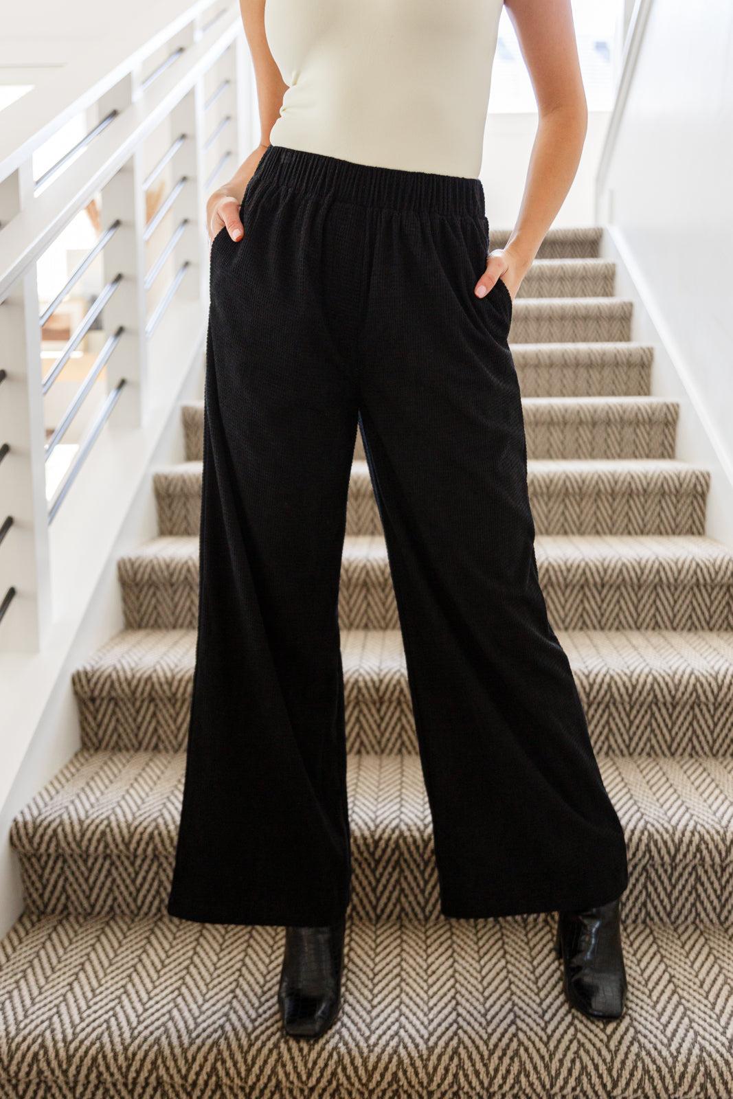 Just a Flirt Pleated Skirt in Black Product Image