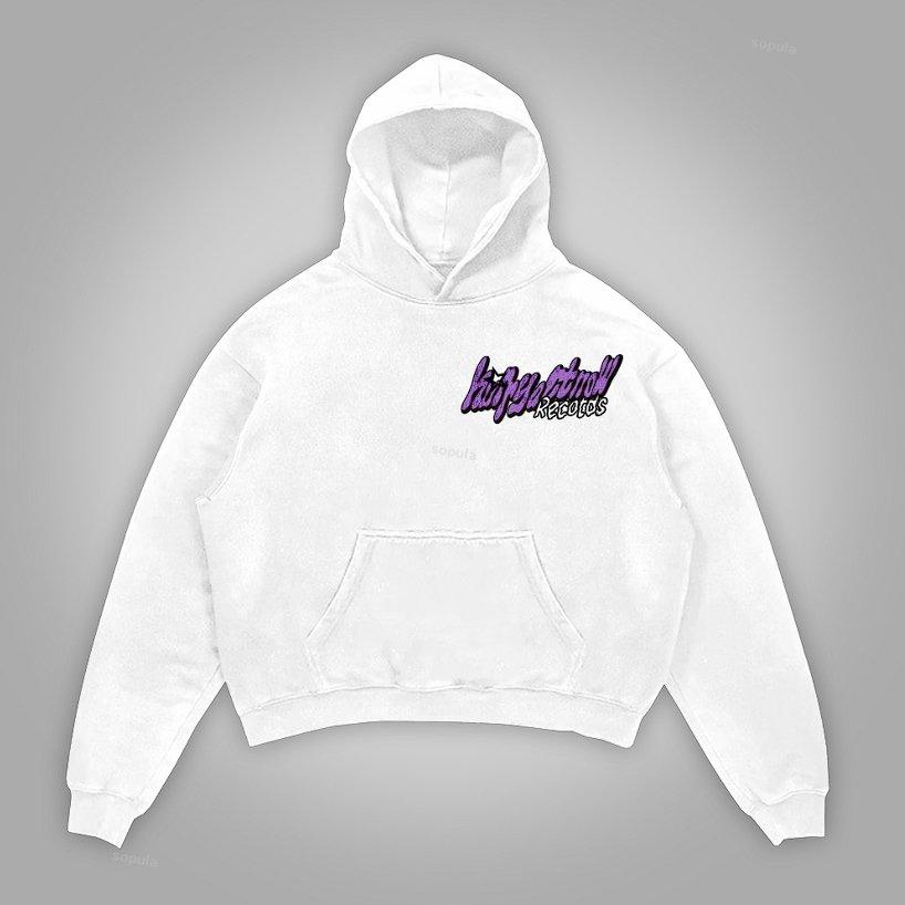 Angel Cross Graffiti Graphic Hoodie Product Image