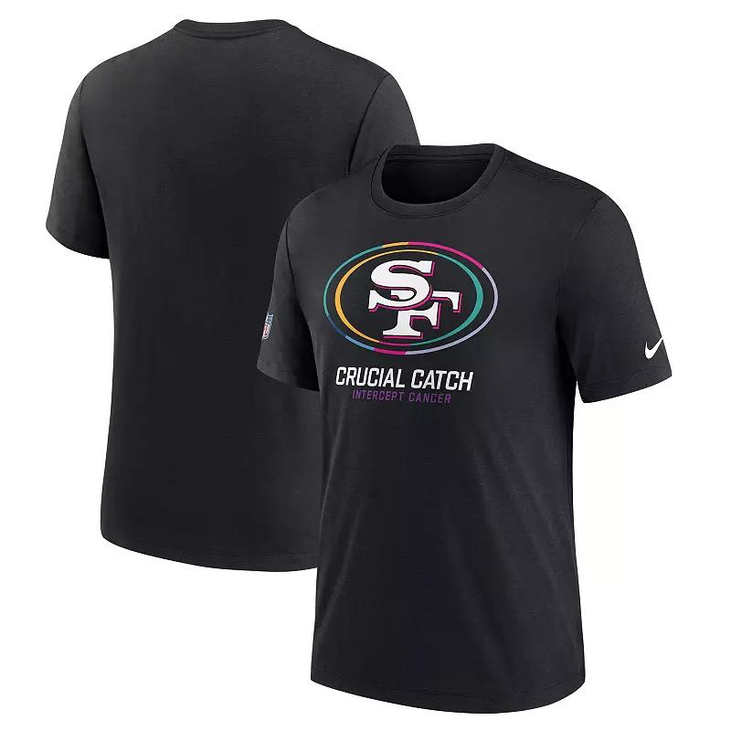Men's Nike Black San Francisco 49ers 2024 NFL Crucial Catch Big & Tall T-Shirt,  Product Image