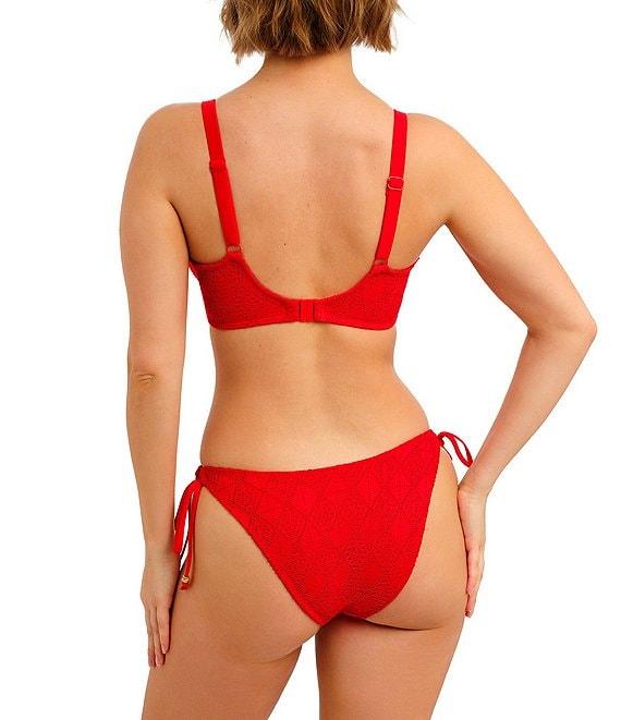 Freya Nomad Nights Crochet High Leg Hipster Side Tie Swim Bottom Product Image