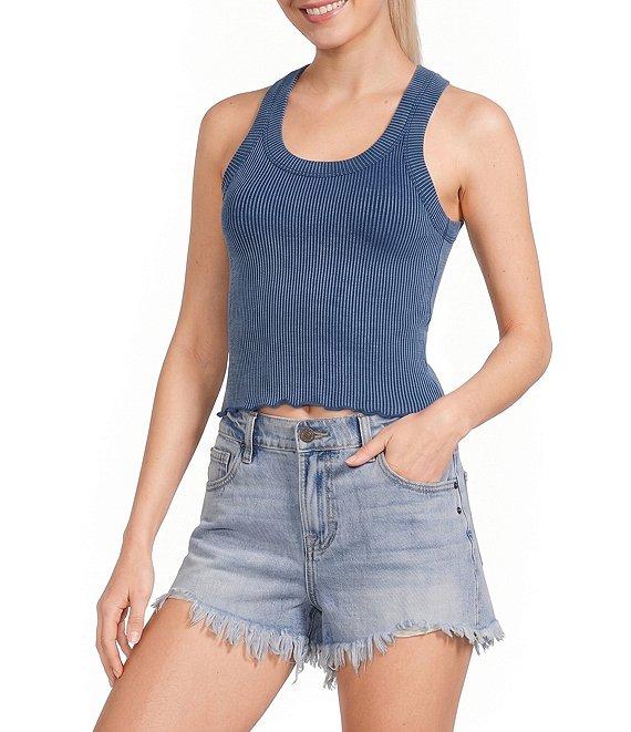 Moa Moa Ribbed Scoop Neck Tank Product Image