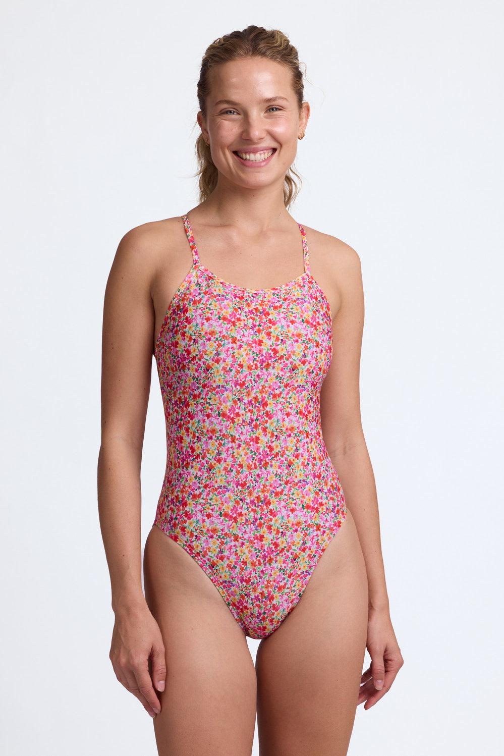 Brandon One Piece Swimsuit - Papaya Contrast Female Product Image