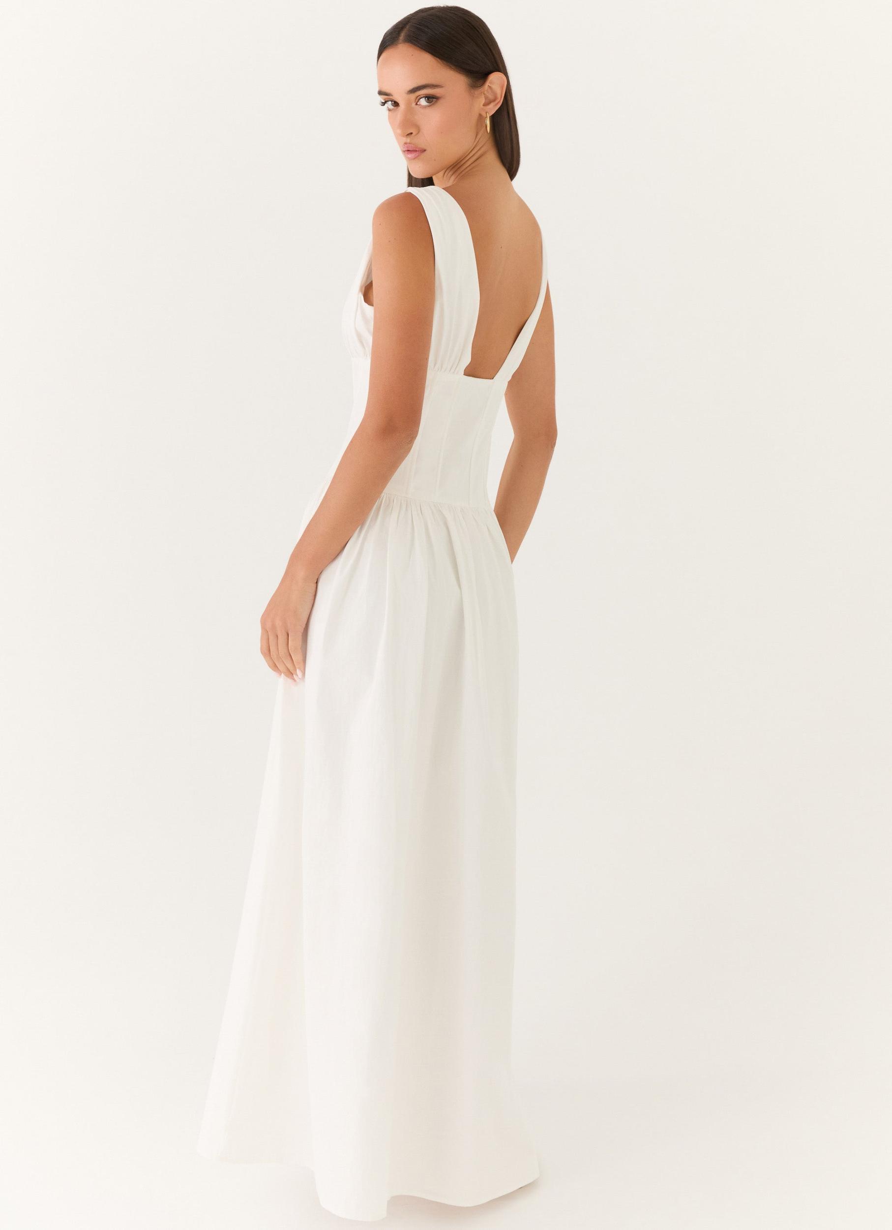 South Of France Maxi Dress Pink Petite Product Image