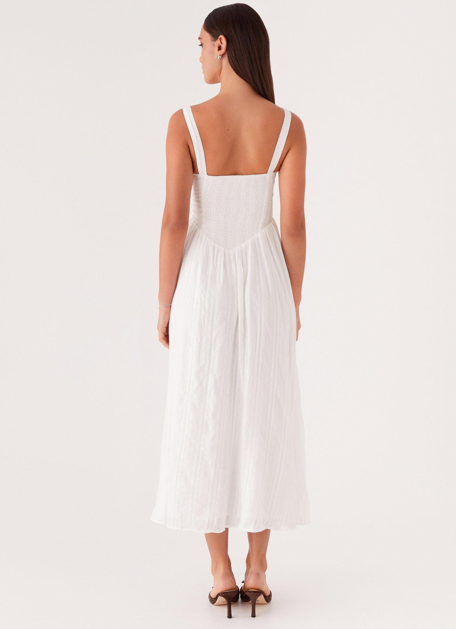 Pascuelle Midi Dress - White Product Image