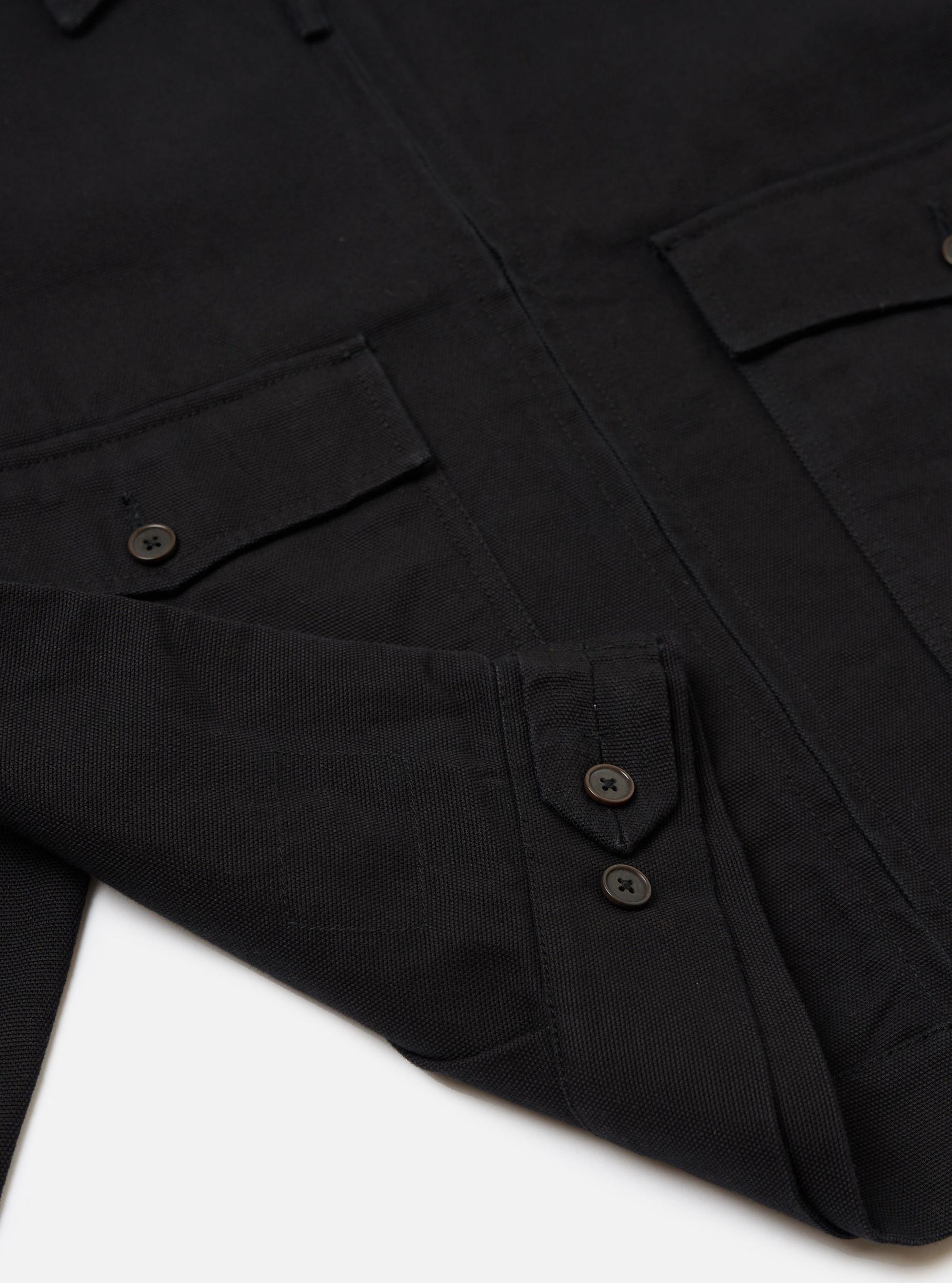 Black Organic Canvas S130 Jacket Product Image