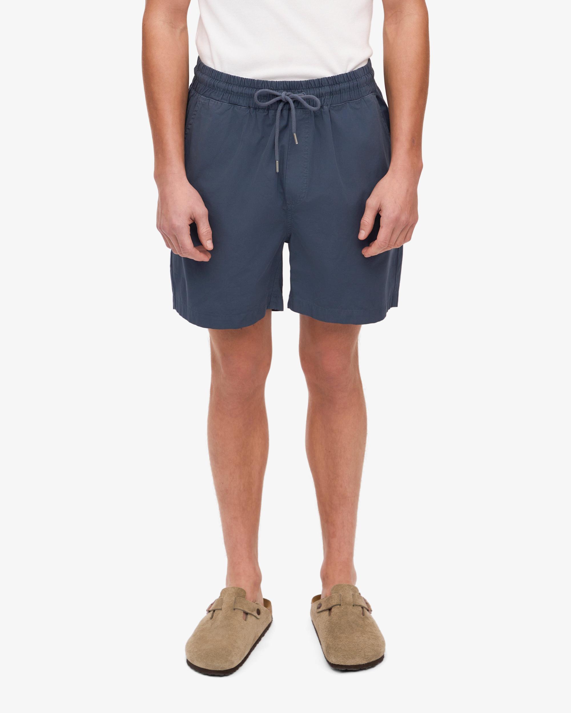 Organic Twill Shorts - Petrol Blue Product Image