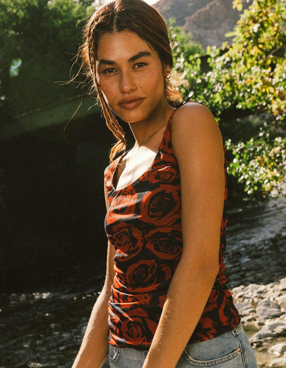 JJXX Rosa Saga Womens Mesh Top Product Image