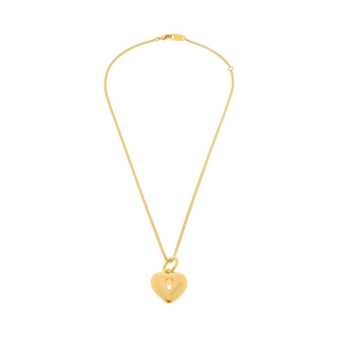 Women's Amour Heart Necklace  in Gold Product Image