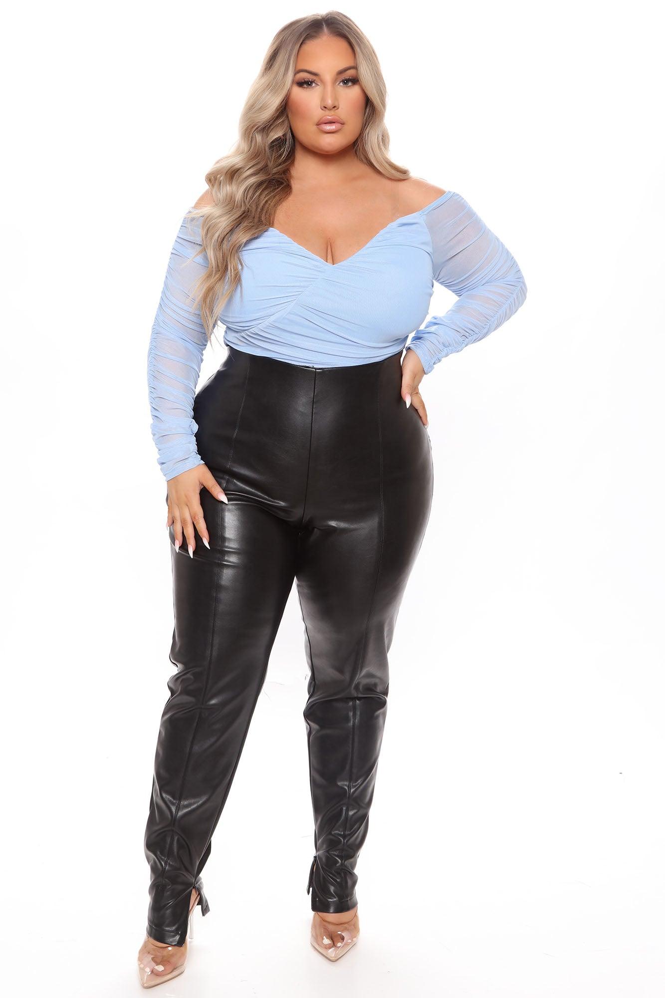 A Hot Mesh Bodysuit - Blue Product Image