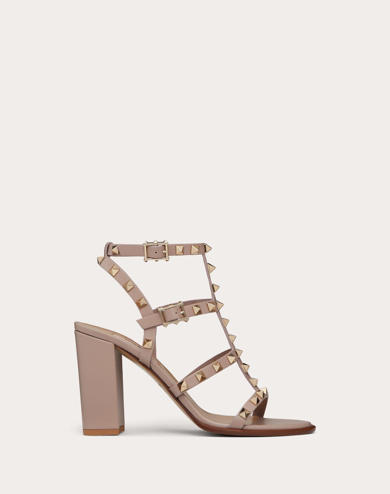 Rockstud Ankle Strap Sandal 90 Mm Product Image