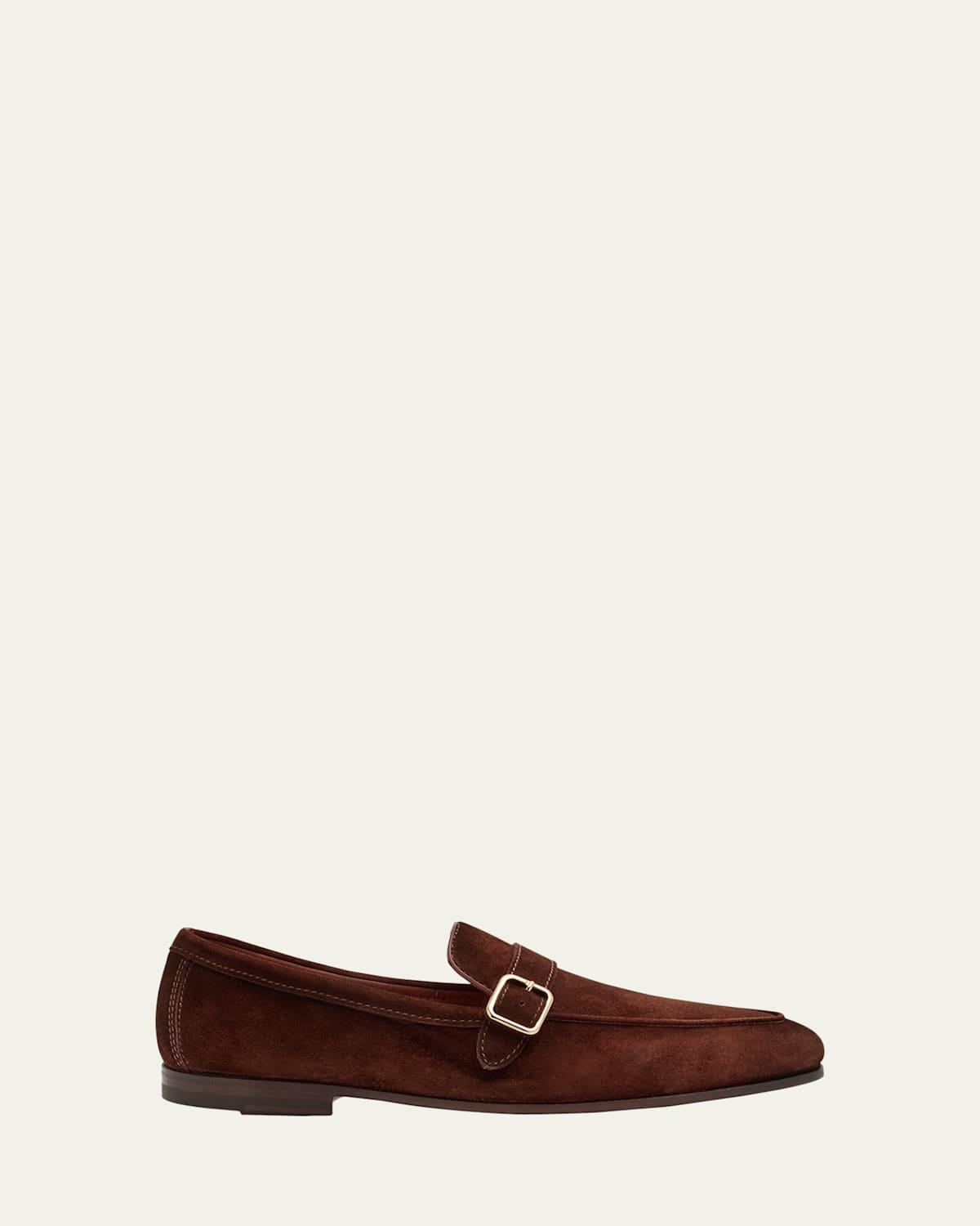 Men's Pantofola Gomma Rafia TV Suede Loafers Product Image