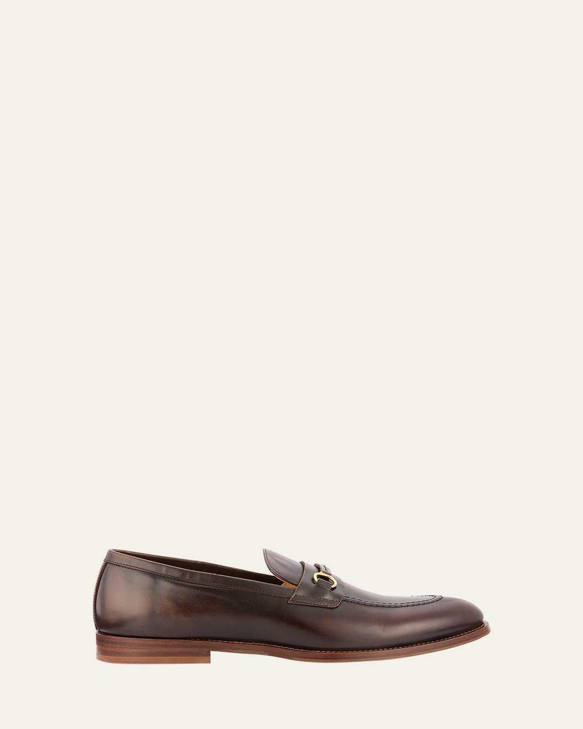 Men's Leather Bit Loafers Product Image