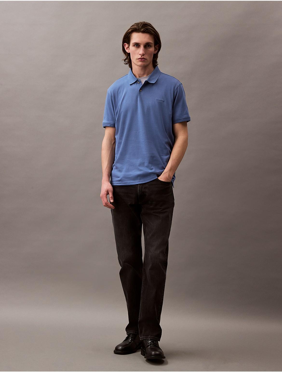 Calvin Klein Mens Liquid Touch Polo Shirt - Red Product Image