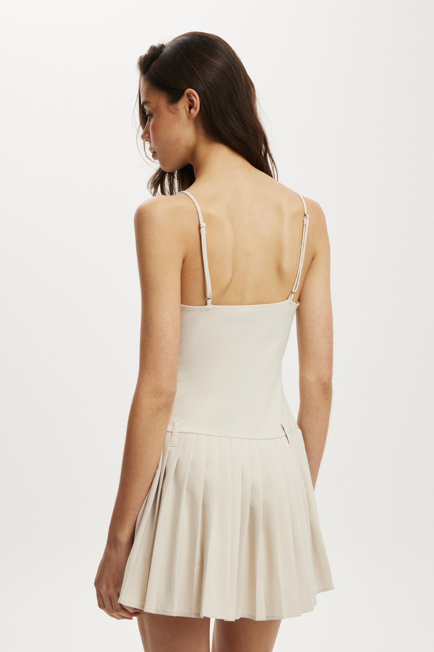 Luis Pleated Mini Dress Product Image