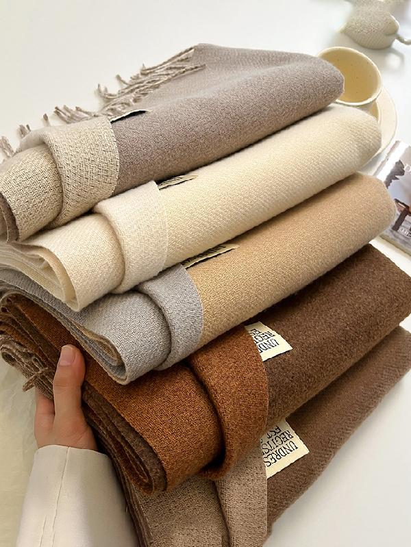 Keep Warm Tasseled Shawl&Scarf Product Image