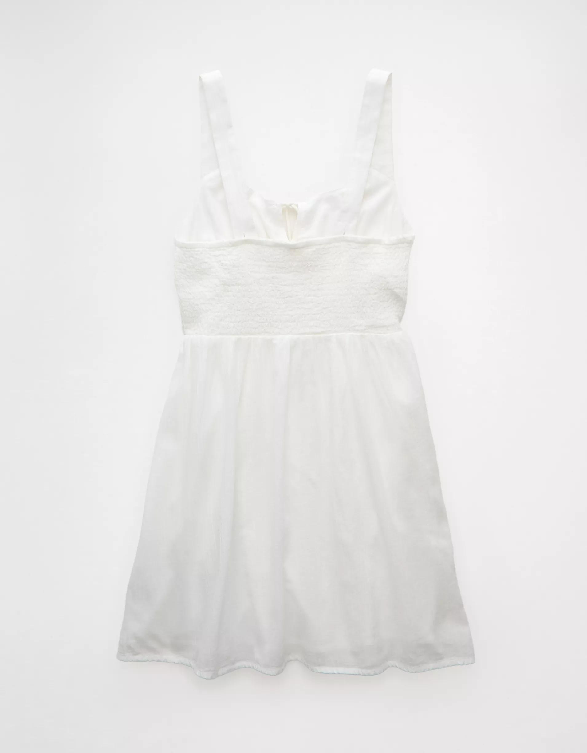 AE Smocked Waist Mini Dress Product Image