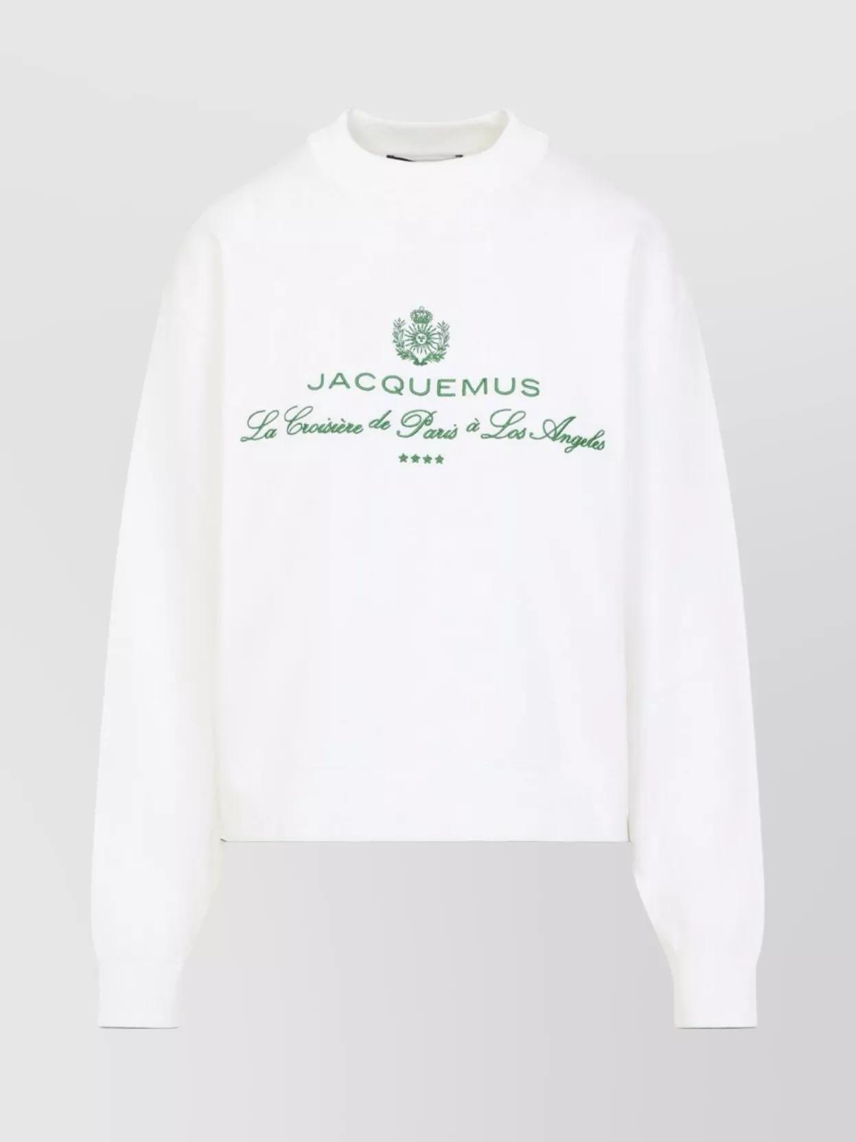 logo-embroidered sweatshirt Product Image
