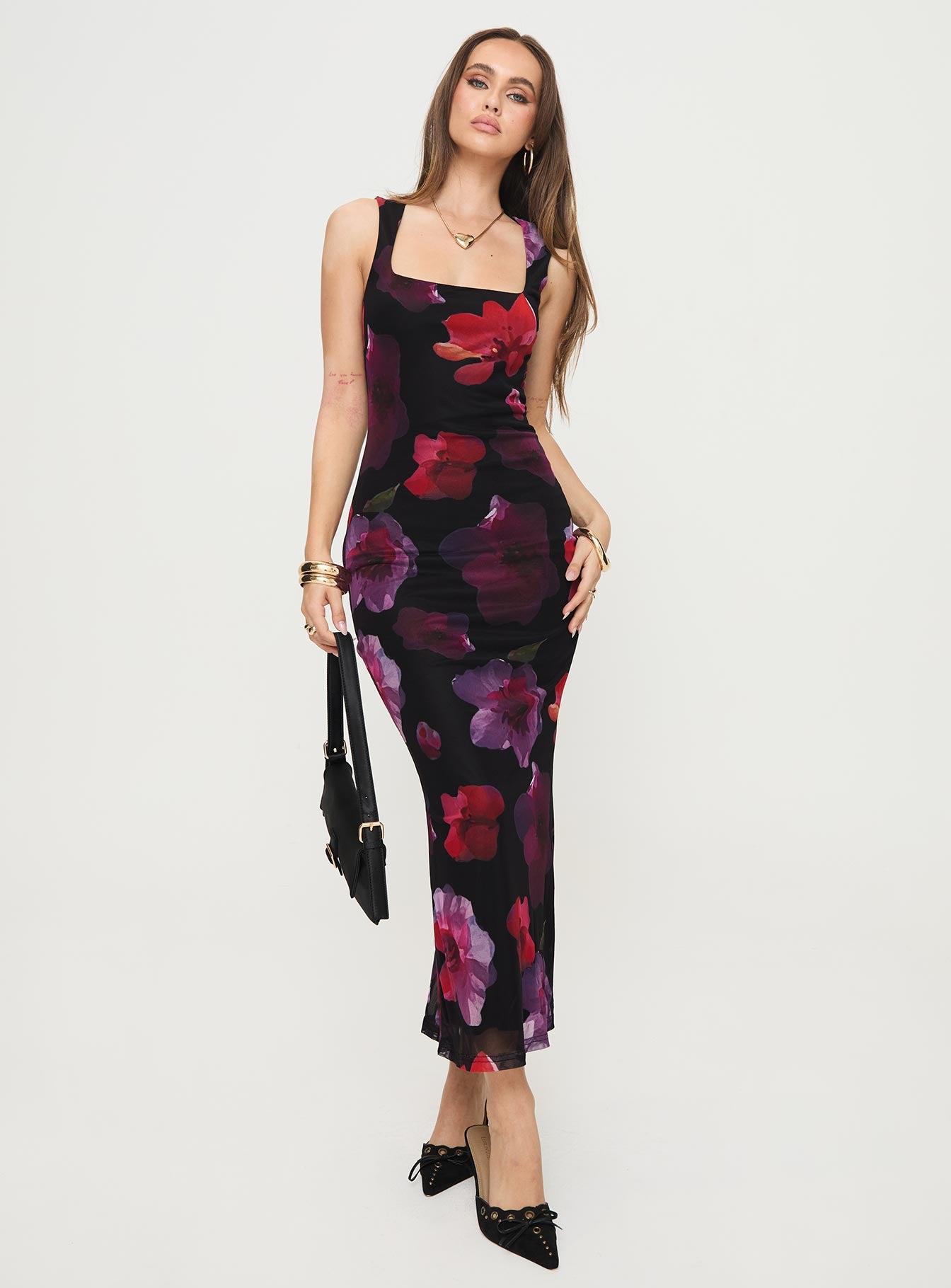 Eviana Maxi Dress Floral Product Image