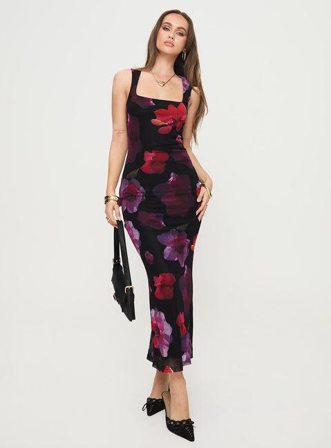 Eviana Maxi Dress Floral Product Image