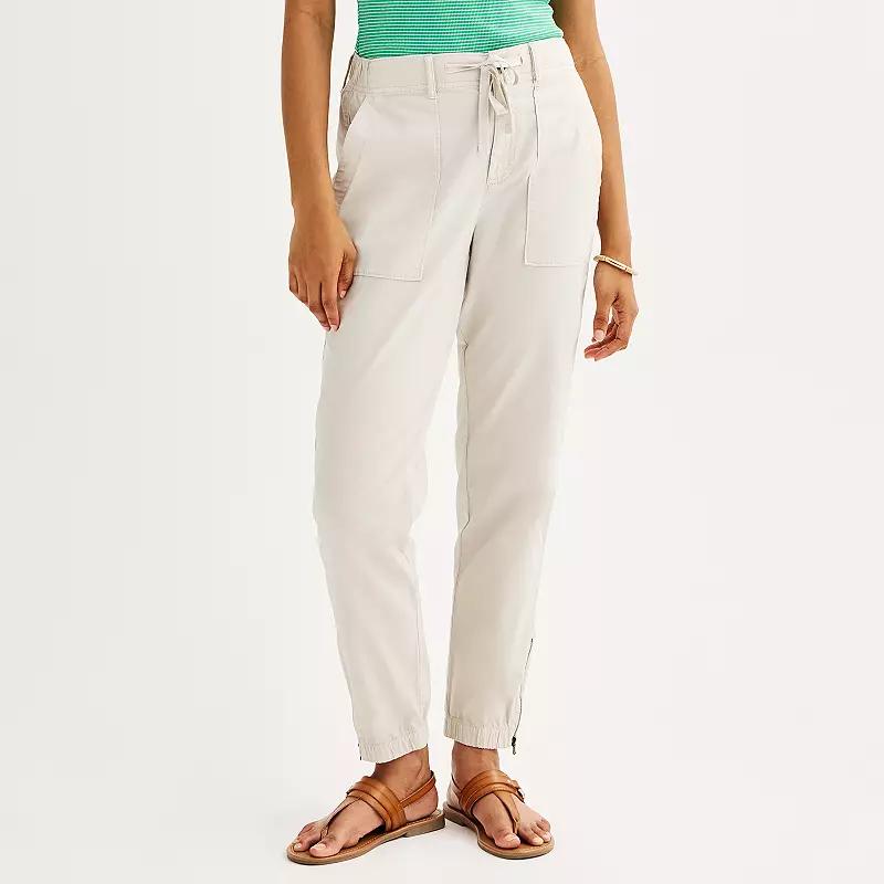 Petite Sonoma Goods For Life® Core Utility Jogger, Women's,  Product Image