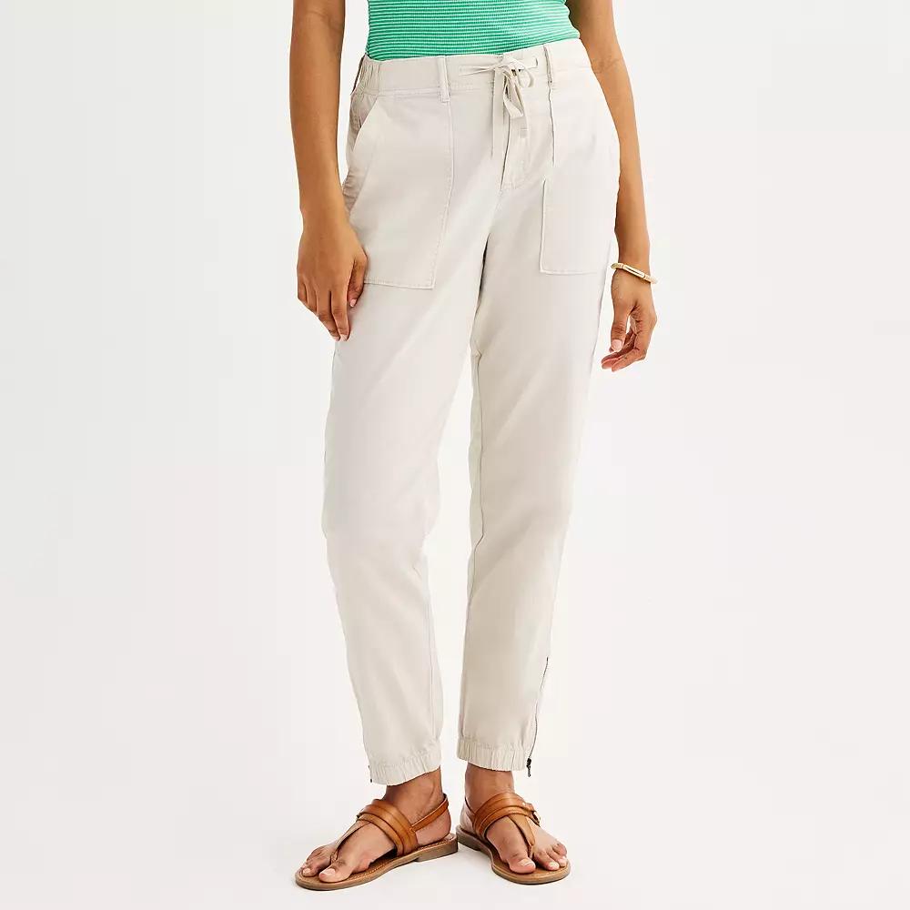 Petite Sonoma Goods For Life® Core Utility Jogger, Women's,  Product Image