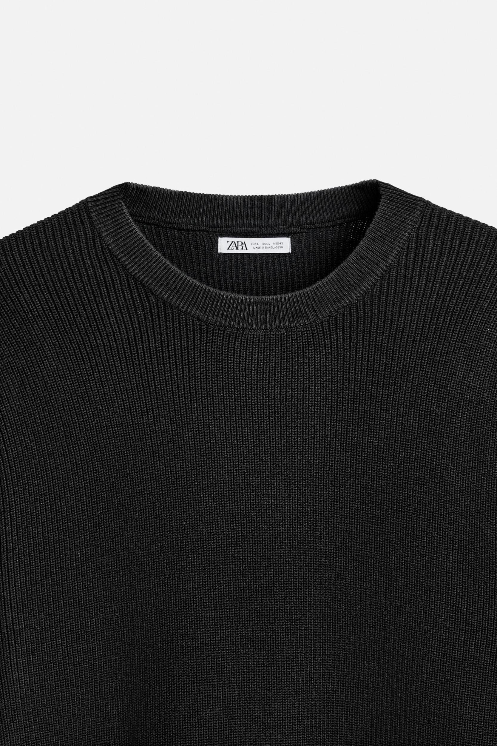 BASIC PURL KNIT SWEATER Product Image