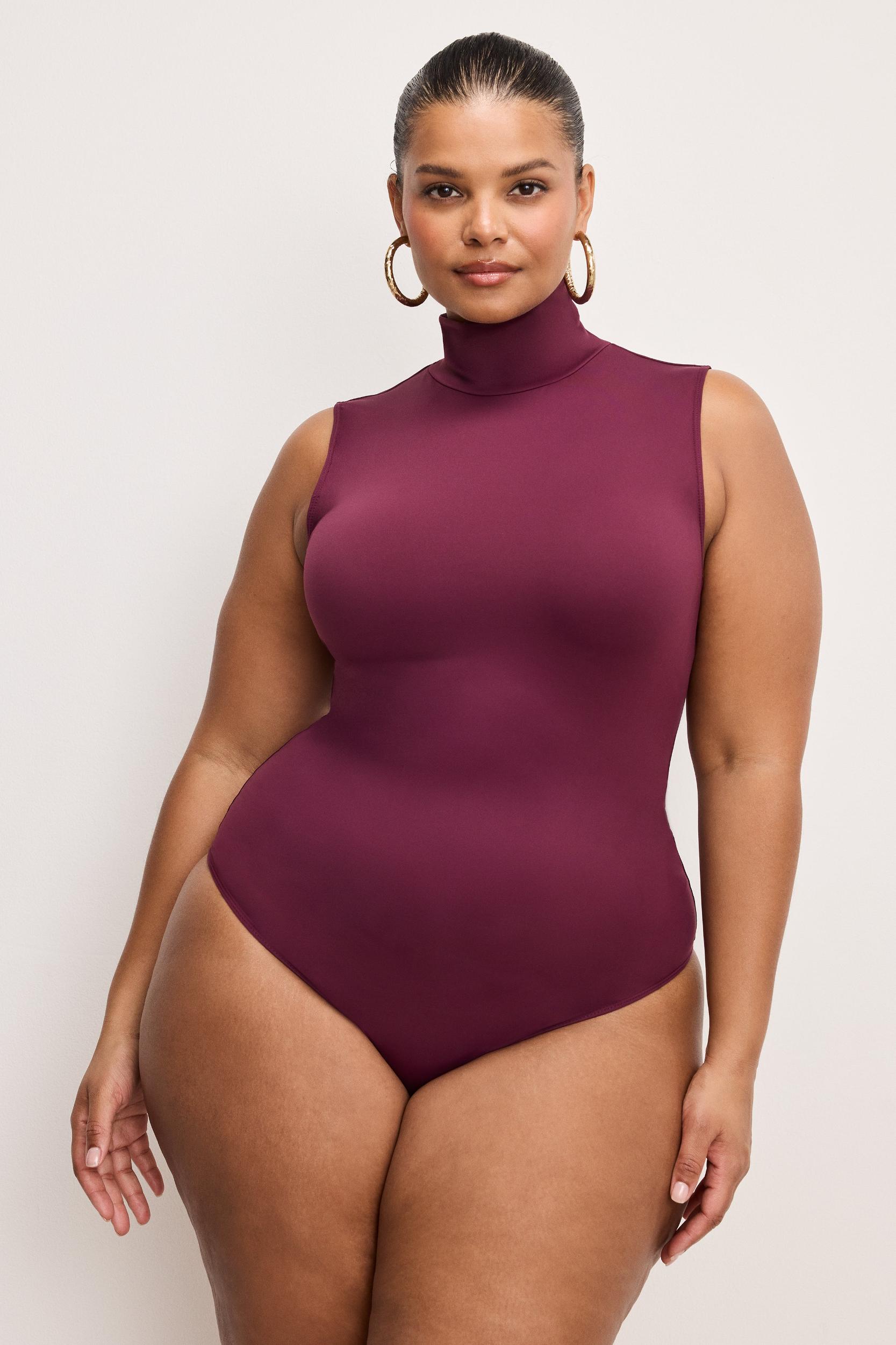 WEIGHTLESS SCUBA MOCK NECK BODYSUIT | FIG007 Product Image