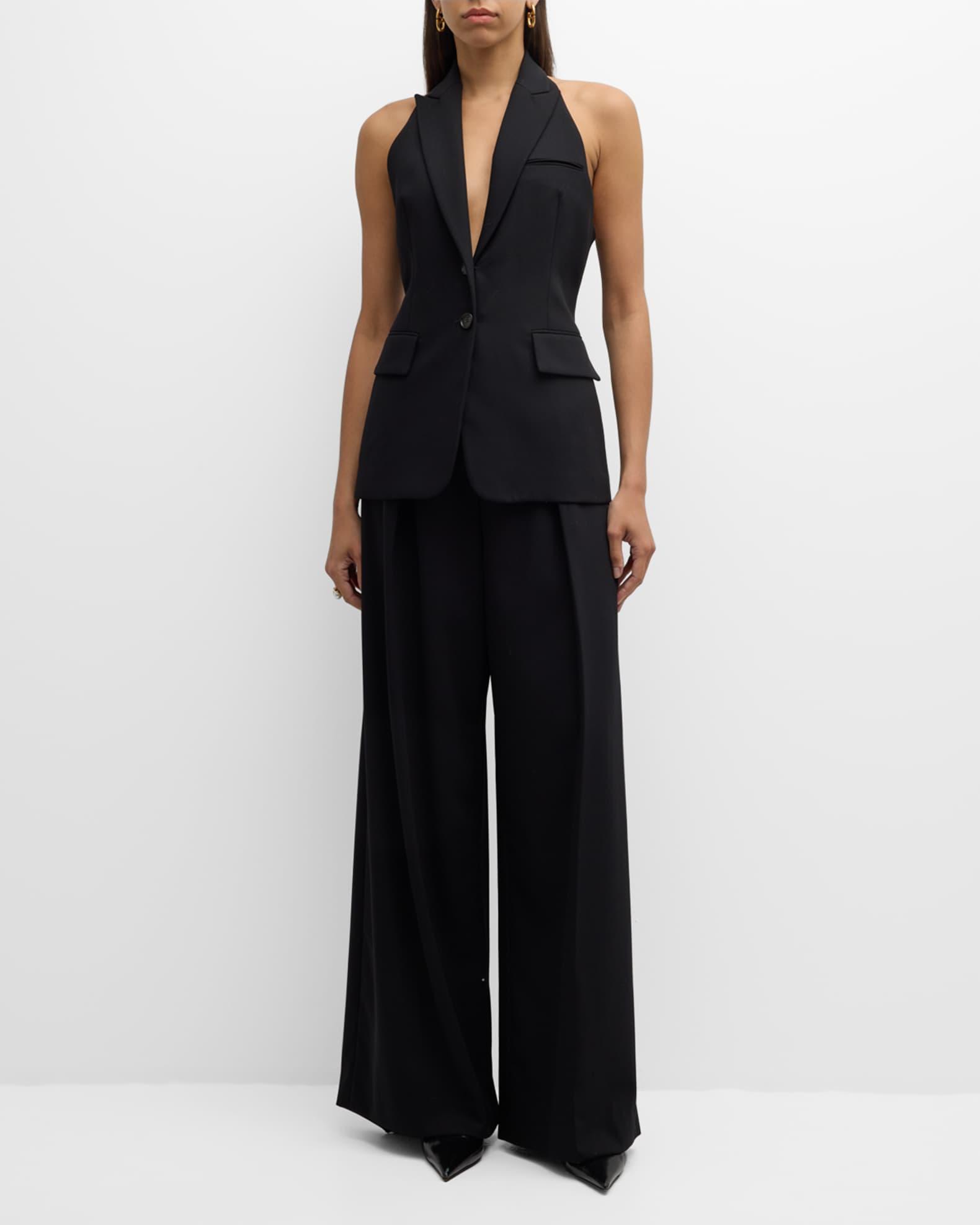 Ryder Pleated Straight-Leg Pants Product Image