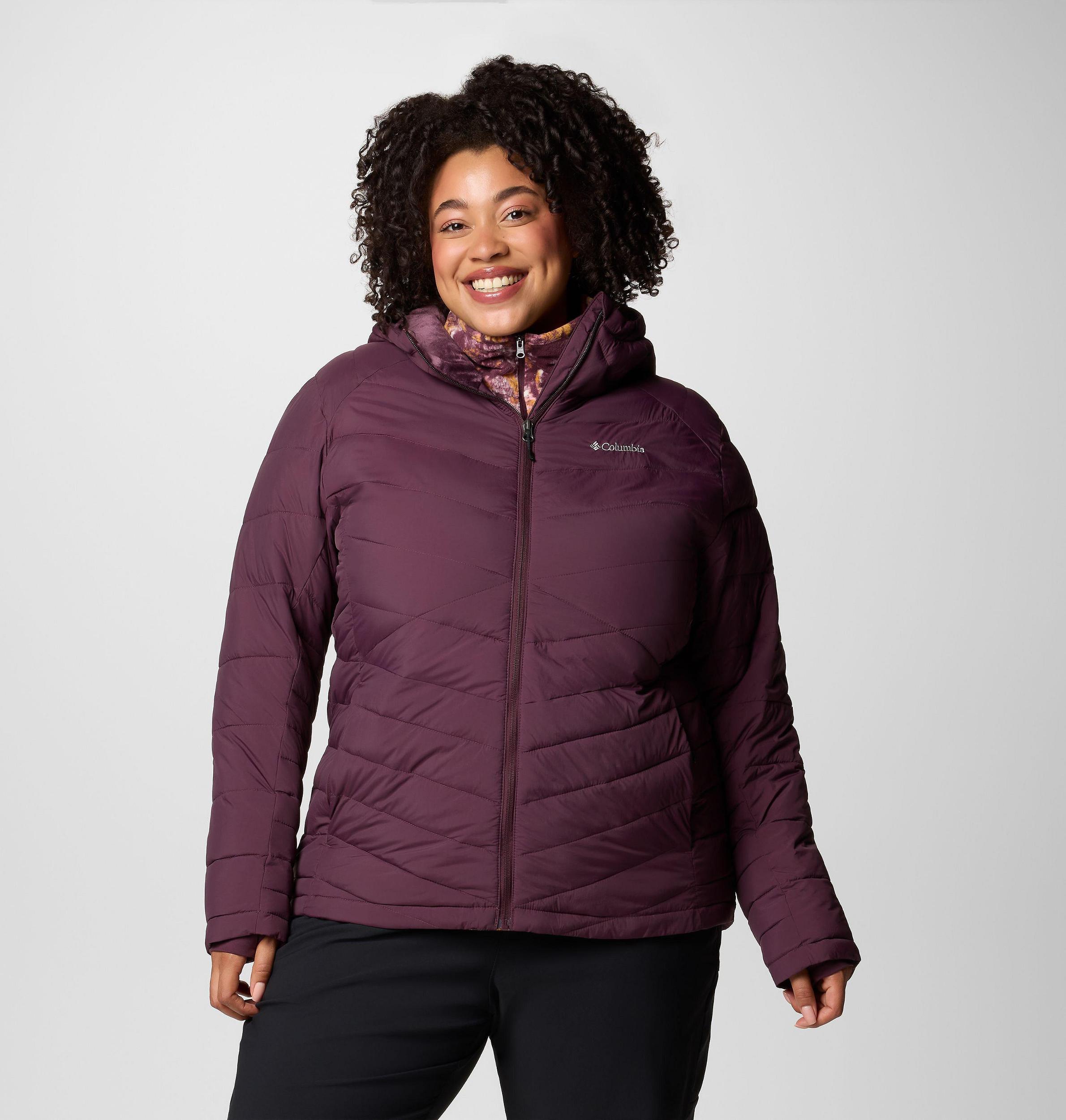 Columbia Womens Joy Peak II Hooded Jacket - Plus Size- Product Image