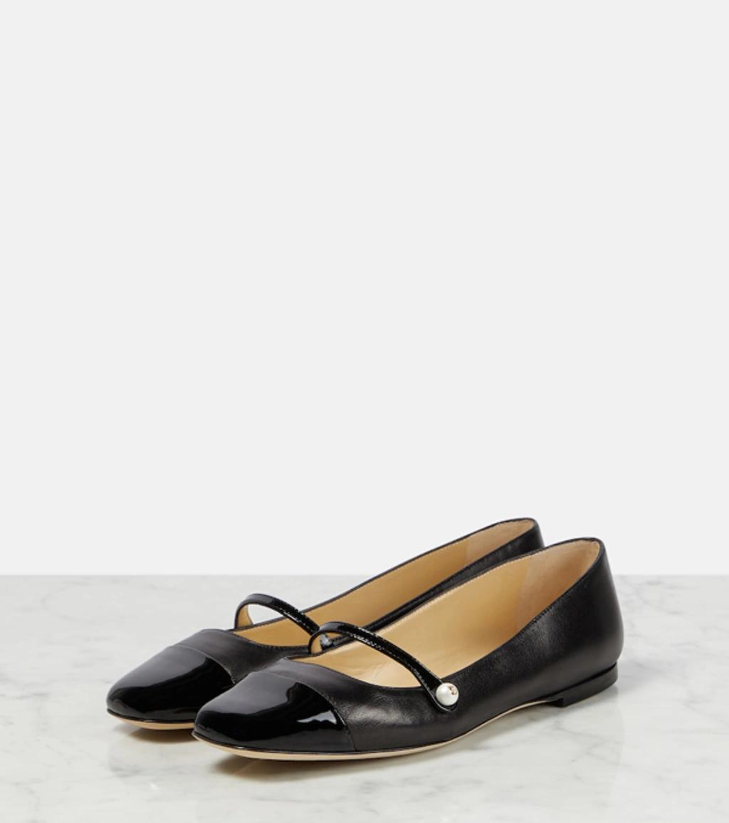 JIMMY CHOO Elisa Ballet Flats In Black Product Image