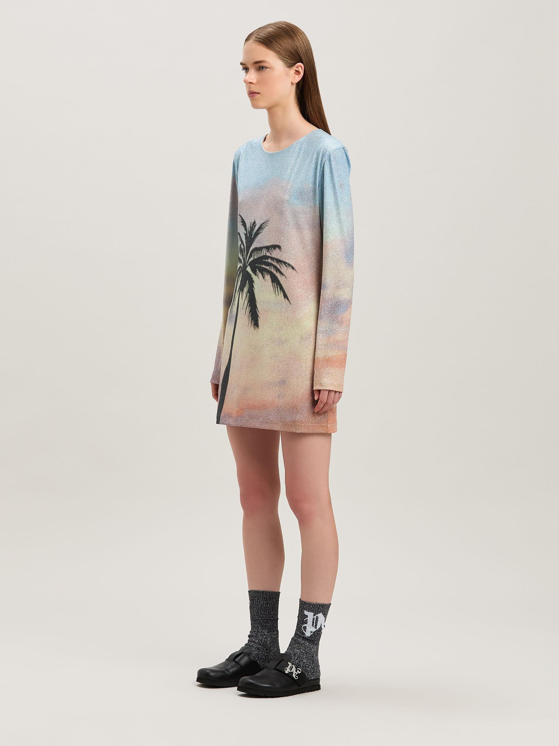 SUNRISE PALM LUREX DRESS MULTICOLOR - BL Product Image