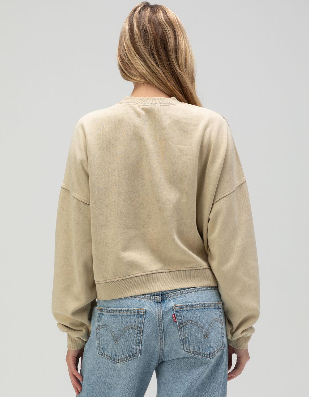 RSQ Womens 79 Crewneck Sweatshirt - OATMEAL Product Image
