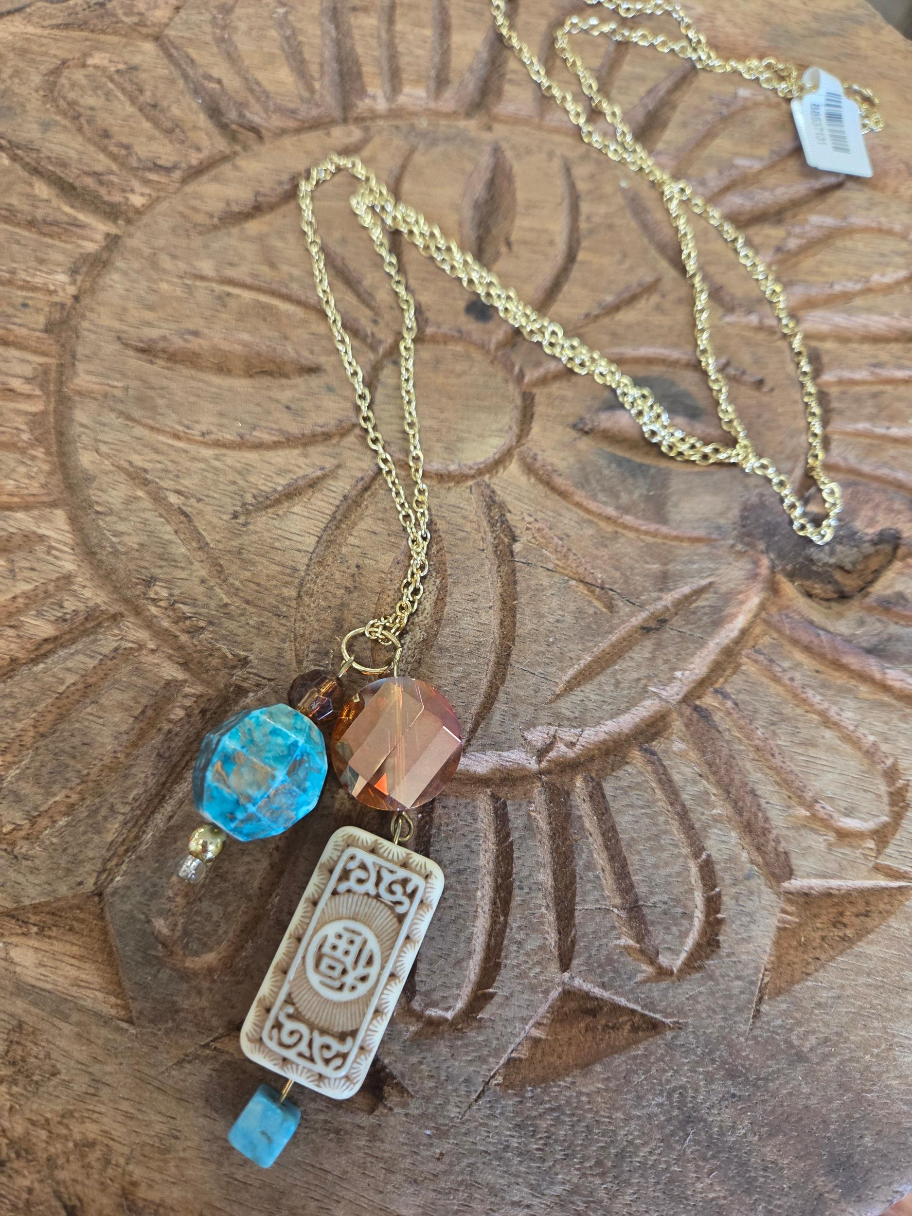 Vintage Inspired Oriental Necklace Product Image