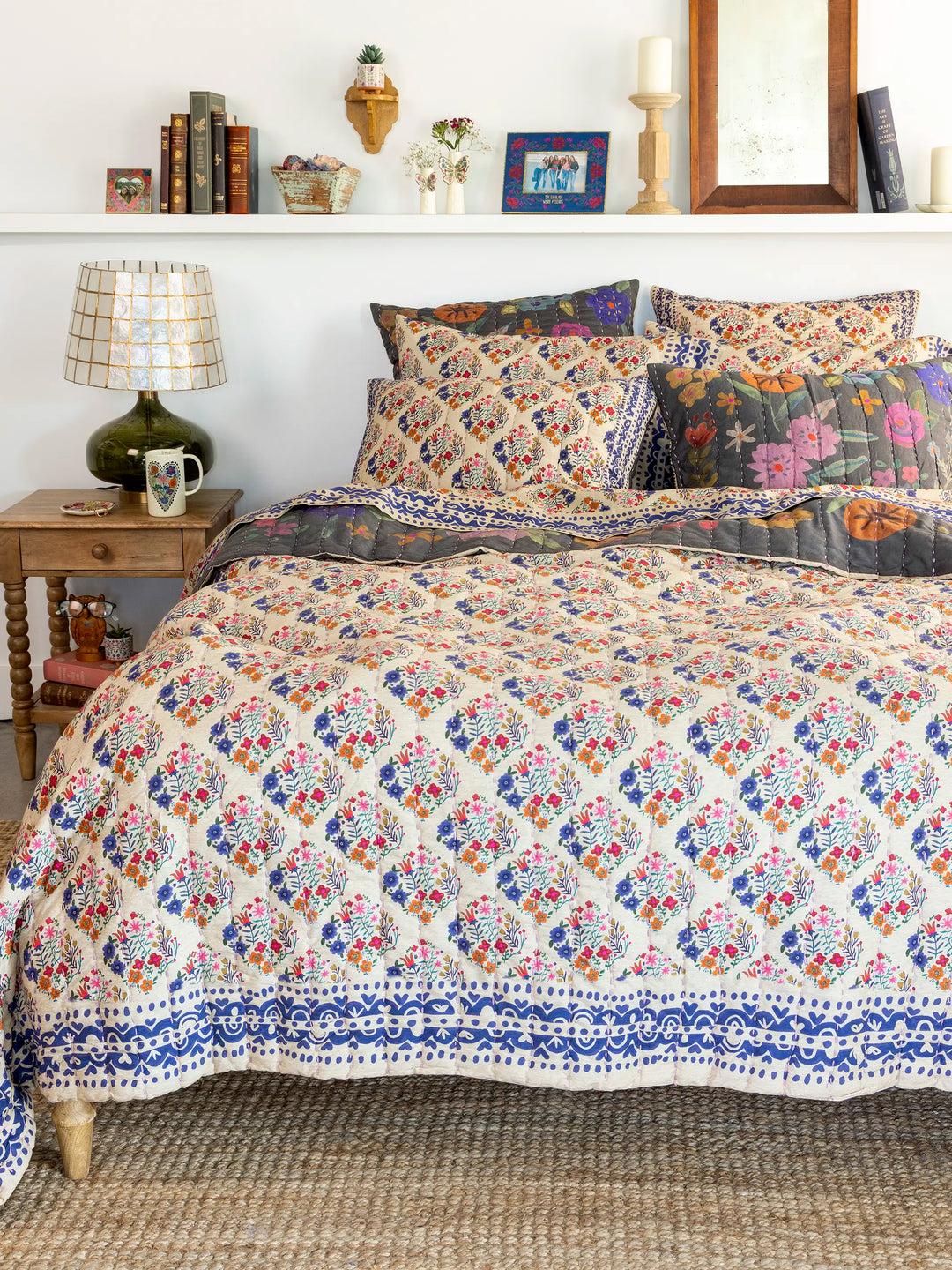 Bungalow Reversible Cotton Euro Sham Product Image