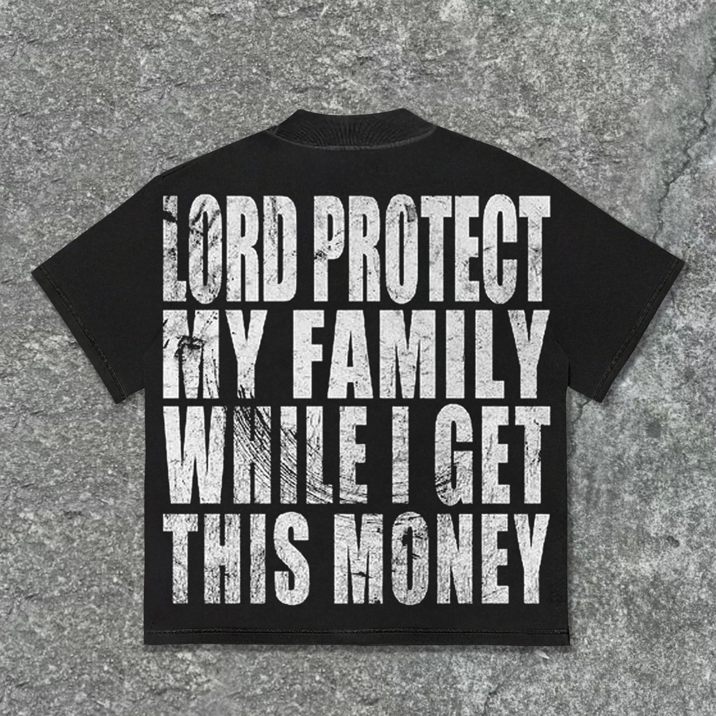 Sopula Vingate Get Rich Abstract Portrait Graphics Cotton T-Shirt Product Image