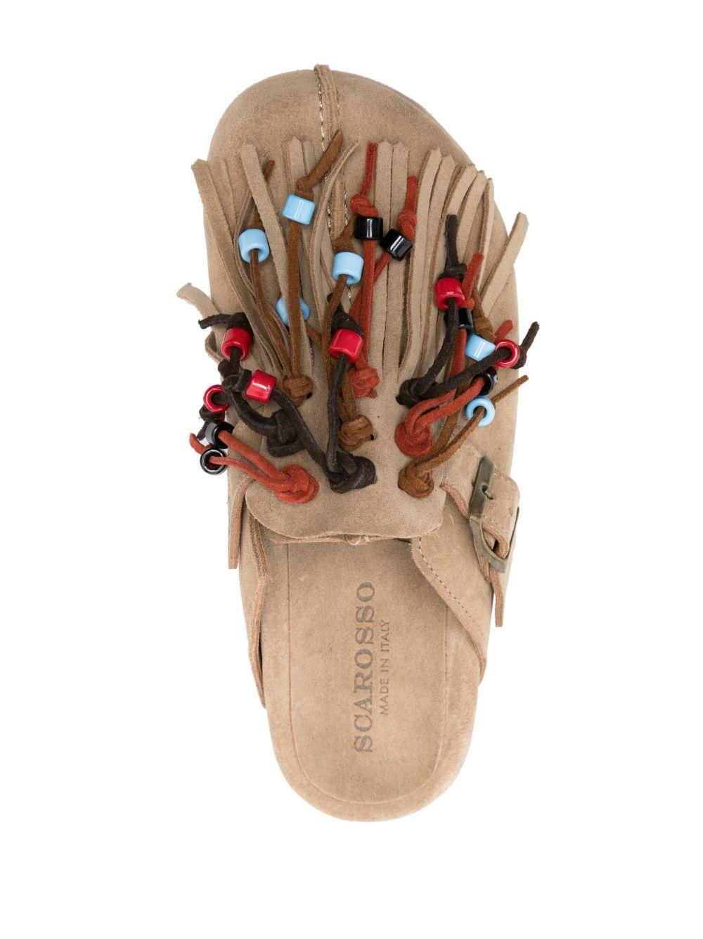 Gea bead-detail mules Product Image