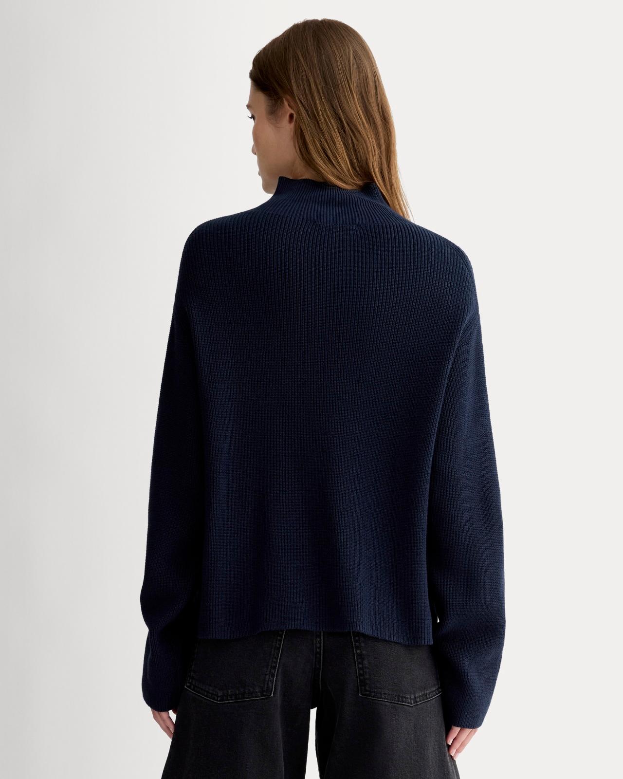 Womens Slouchy Funnel Neck in Everyday Cotton Sweater by Everlane Product Image
