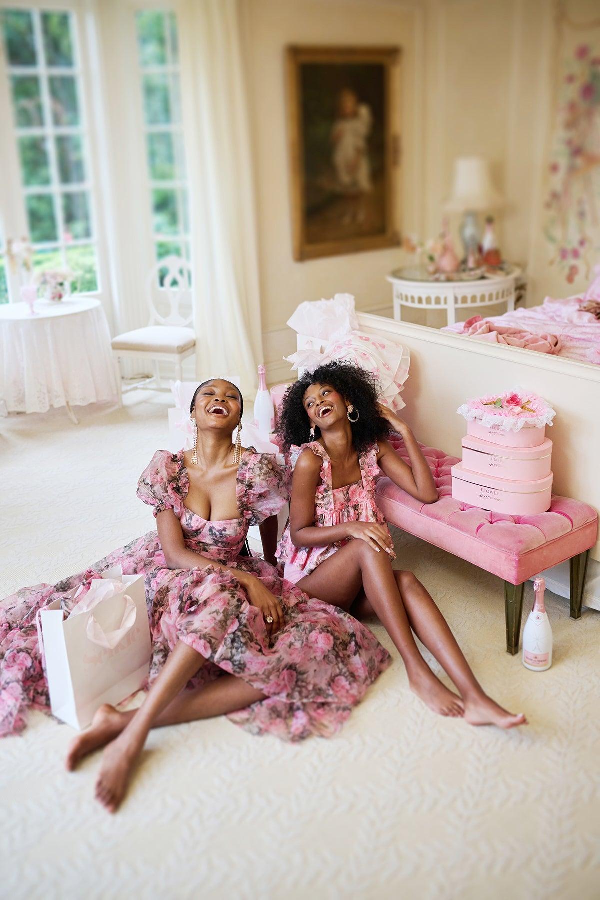 The Queen Bee Silk Gauze Ritz Gown Product Image