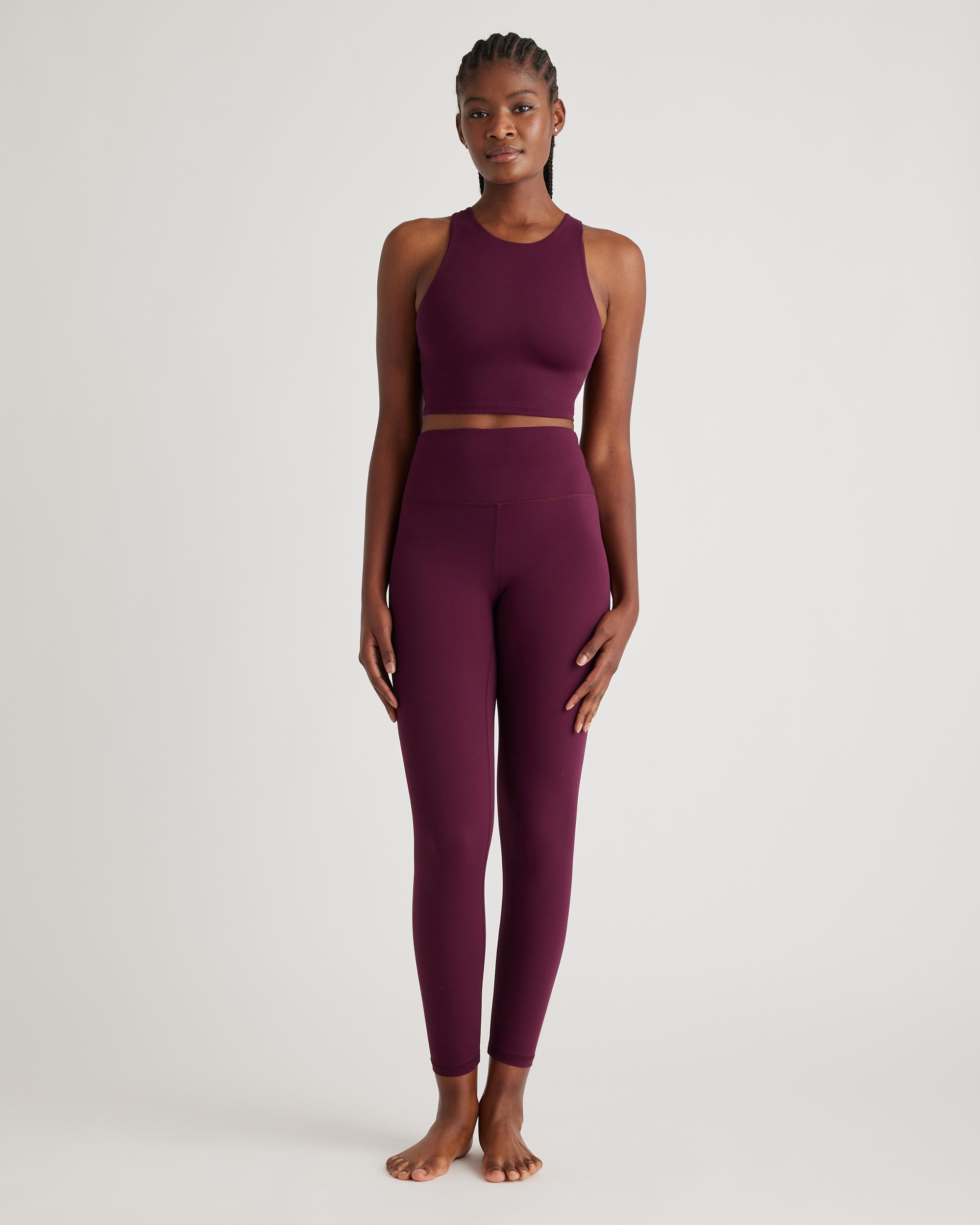 Quince | Women's Ultra-Form High-Neck Cropped Tank Top Nylon/Spandex Product Image