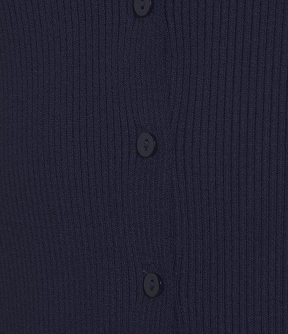 Lucy Paris Eris Knit V-Neck Sleeveless Fitted Vest Product Image