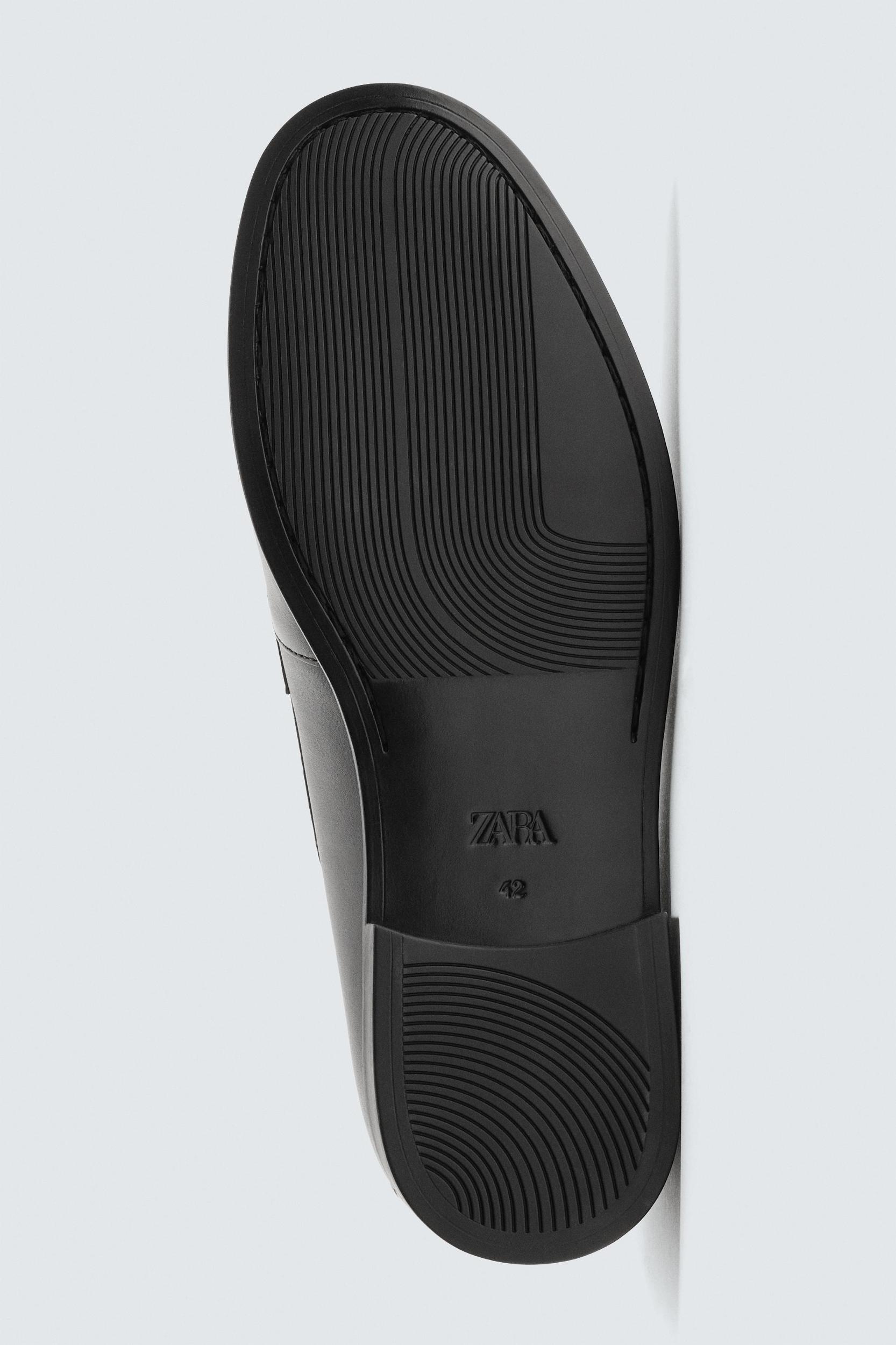 LEATHER PENNY LOAFERS Product Image