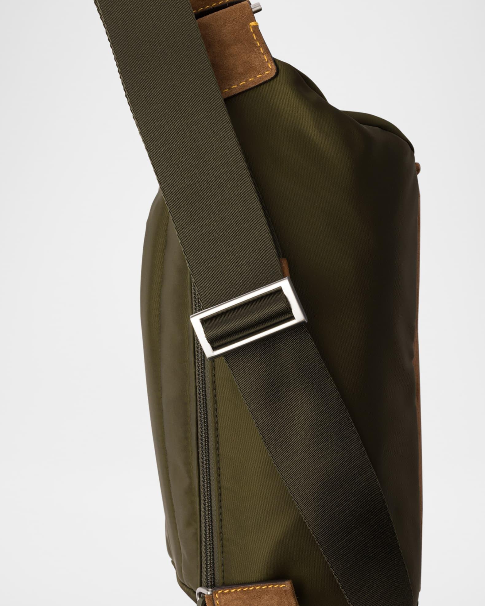 Small Re-Nylon and Suede Shoulder Bag Product Image