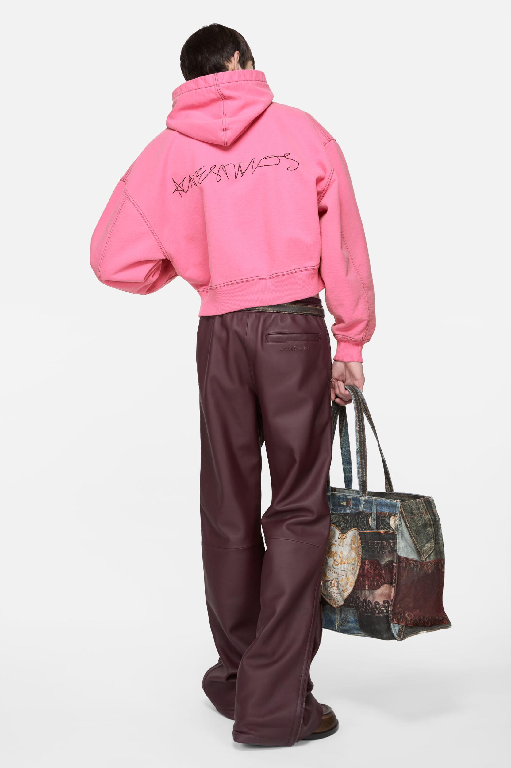 Hooded zip-up sweater Product Image