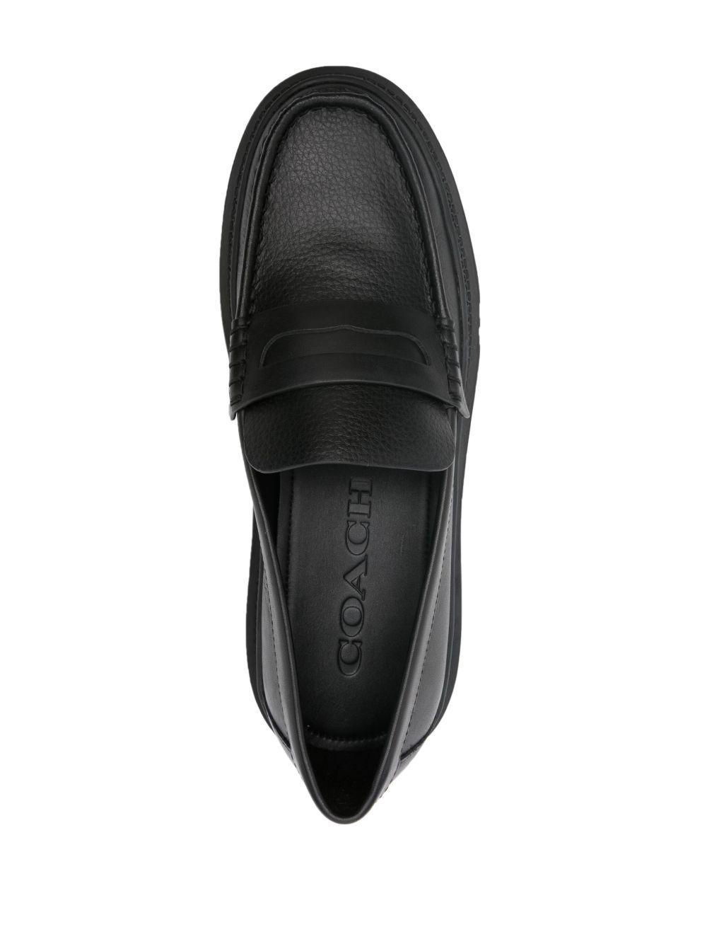 penny-slot leather loafers Product Image